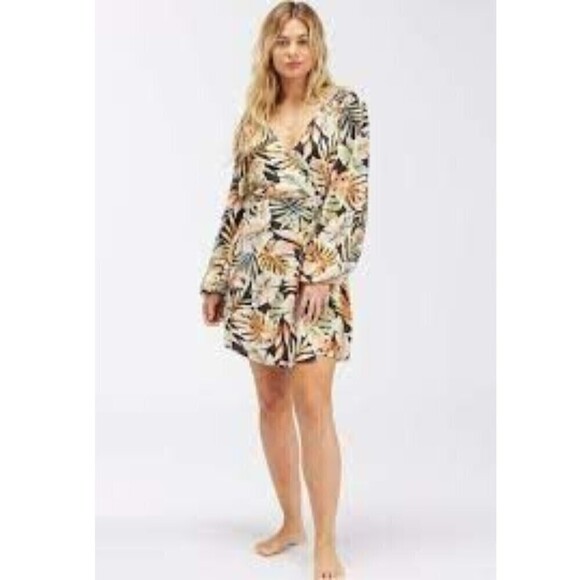 Billabong Womens Spring Romance Dress/Cover-up Dress X-Small - Picture 3 of 15